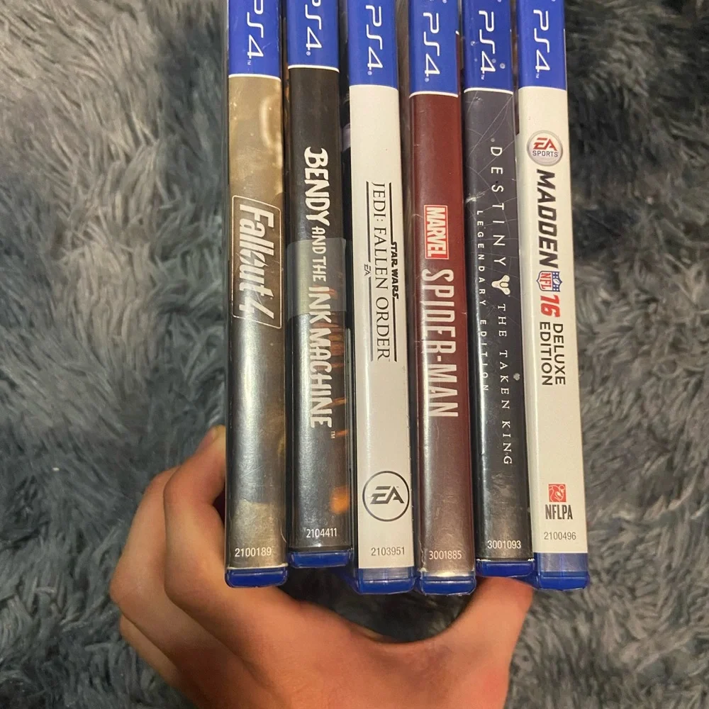Sony PS4 Game Collection - Blue Cases